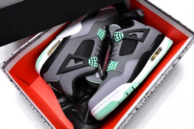 308497-033 Air Jordan Retro Glow Green 4 1125